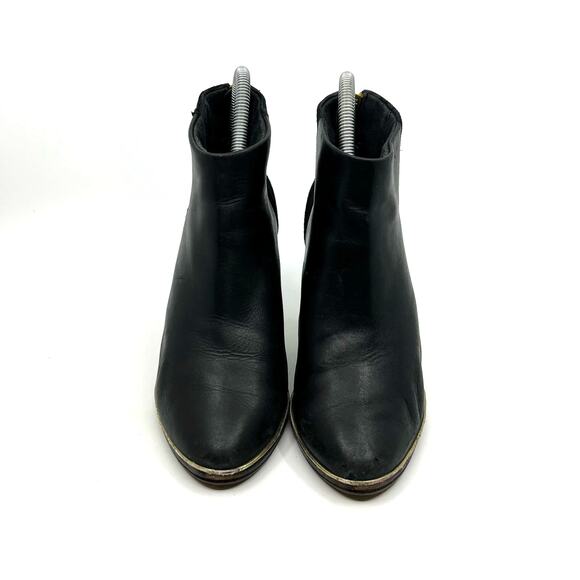 Ted Baker Azaila Black Suede and Leather Heeled Boots Women's 7 US - Picture 4 of 8